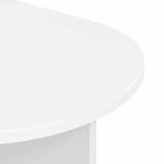 vidaXL Table de chevet Blanc 48 x 49 x 65 cm Bois d’ingénierie