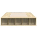 vidaXL Cadre de lit sans matelas chêne sonoma 90x190 cm