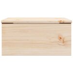 vidaXL Table de chevet Marron 37 x 35 x 18 5 cm Bois massif en pin