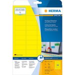 Boîte 960 Etiquettes 20 feuilles A4 SuperPrint 45 7 x 21 2 mm avec bord Jaune HERMA