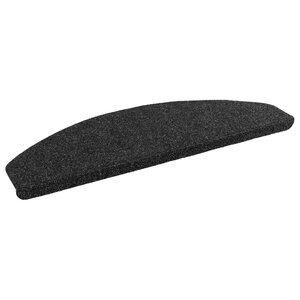 vidaXL Tapis d'escalier auto-adhésifs 15 pc 80 x 28 x 3 5 cm Noir