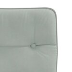 vidaXL Chaises à manger lot de 4 Gris clair Velours
