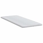 vidaXL Coussins de Matelas Blanc 70 x 200 cm Polyester sans colle