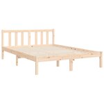 vidaXL Cadre de lit sans matelas 140x200 cm bois massif de pin
