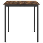 vidaXL Table de salle à manger / Table de repas MÉTAL