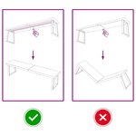 vidaXL Dessus de table bois massif traité bordure assortie