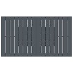vidaXL Ensemble de salle à manger pour jardin 7 Pièces Gris Poly rotin