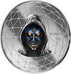 Pièce de monnaie en Argent 1000 Satoshi g 21 Millésime 2026 Bitcoin Nations USA