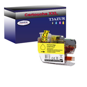 Cartouche compatible Brother MFCJ5930DW, MFCJ6530DW, LC-3219XL  - Jaune – T3AZUR