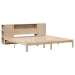 vidaXL Lit bibliothèque sans matelas 180x200 cm bois massif de pin