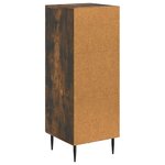 vidaXL Buffet Chêne fumé 33 x 34 5 x 89 5 cm Bois d'ingénierie