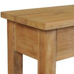 vidaXL Banc d'entrée teck massif 90 x 30 x 40 cm