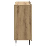 vidaXL Buffet Chêne artisanal 89 x 34 5 x 82 cm Bois d'ingénierie