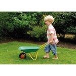 Vedes 271887 - Brouette en métal  vert et jaune