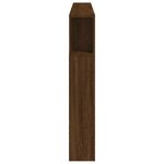 vidaXL Tête de lit à LED chêne marron 200x18 5x103 5cm bois ingénierie