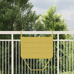 vidaXL Table Suspendue de Balcon Doré 60 x 39 x 65 cm Acier