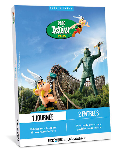 Coffret cadeau - ticketbox - parc astérix