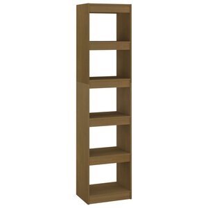 vidaXL Bibliothèque/Séparateur de pièce Marron miel 40x30x167 5 cm Pin