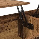 vidaXL Table basse Bois ancien 102 x 50 5 x 46 5 cm Bois d'ingénierie