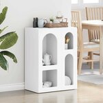 vidaXL Buffet Blanc 59 x 35 x 80 5 cm Bois d'ingénierie