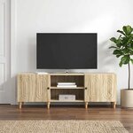vidaXL Meuble TV Chêne Sonoma 150 x 31 x 50 cm Bois d'ingénierie