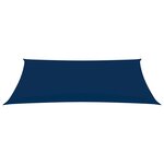 Vidaxl voile de parasol tissu oxford rectangulaire 3x6 m bleu