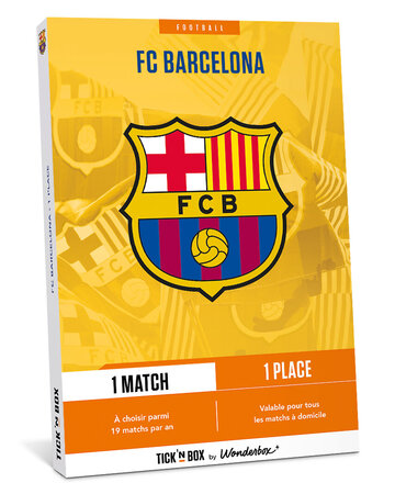 Coffret cadeau - TICKETBOX - FC Barcelone - 1 place