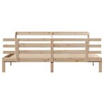 vidaXL Cadre de lit avec tête de lit sans matelas 200x200 cm