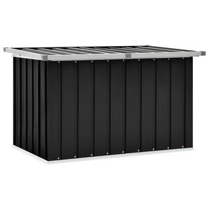 vidaXL Boîte de rangement de jardin Anthracite 109x67x65 cm