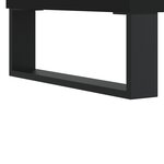 vidaXL Table basse Noir 50x50x40 cm Bois d'ingénierie