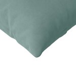 vidaXL Coussins de canapé 2 Pièces Vert Mer 200 x 40 cm
