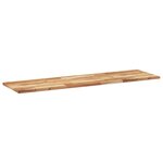 vidaXL Dessus de table rectangulaire 120x40x2 cm bois massif d'acacia