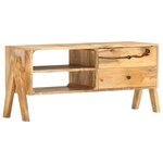 vidaXL Meuble TV 97 x 35 x 47 cm Bois de manguier massif