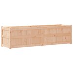vidaXL Jardinière 180x50x50 cm bois de pin massif