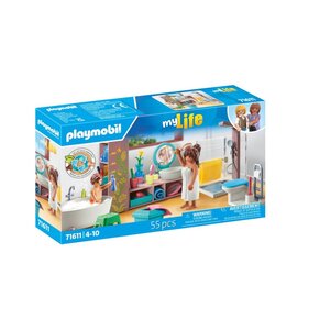 PLAYMOBIL 71611 - My Life Salle de bains avec douche et baignoire
