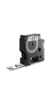 DYMO LabelManager cassette ruban D1 19mm x 7m Noir/Transparent (compatible avec les LabelManager et les LabelWriter Duo)