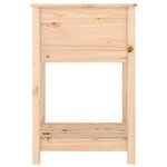 vidaXL Jardinière avec étagère 54x54x81 cm Bois massif de pin