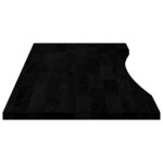 vidaXL Dessus de bureau marron foncé bois chêne massif rectangulaire