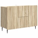 vidaXL Buffet Chêne Sonoma 89 x 34 5 x 62 cm Bois d'ingénierie