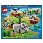 Lego 60302 city wildlife l'opération de sauvetage des animaux sauvages  jouet voiture vétérinaire  jeu d'hélicoptere