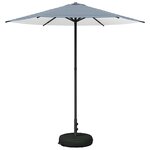 vidaXL Parasol de jardin 230 x 230 cm Polyester Rectangulaire