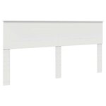 vidaXL Tête de lit avec tête de lit Blanc 180 cm Bois d'ingénierie