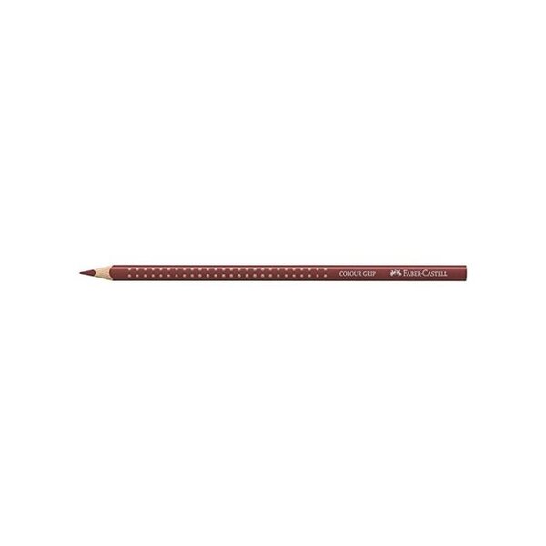 crayon couleur COLOUR GRIP, rouge indien FABER-CASTELL