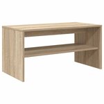 vidaXL Meuble TV Chêne sonoma 80 x 40 x 40 cm Aggloméré