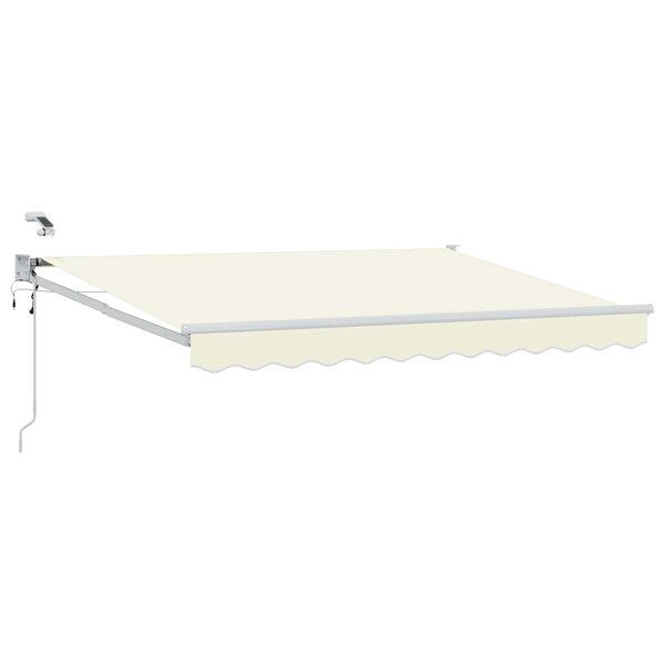 vidaXL Auvent rétractable électrique Crème 3 x 2 5 m