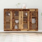 vidaXL Meuble mural 2 Pièces Bois ancien 69 5 x 34 x 90 cm