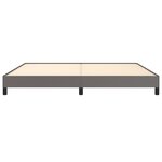vidaXL Cadre de lit sans matelas gris 200x200 cm similicuir