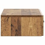 vidaXL Table d'appoint murale Bois ancien 59 x 34 5 x 17 cm