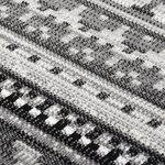 Vidaxl tapis à tissage plat d'extérieur 100x200 cm gris foncé