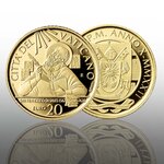 Pièce de monnaie 20 euro Vatican 2022 or BE – Saint François de Sales